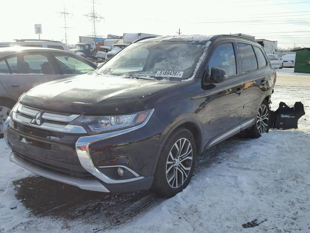 JA4AZ3A3XGZ028022 - 2016 MITSUBISHI OUTLANDER BLACK photo 2