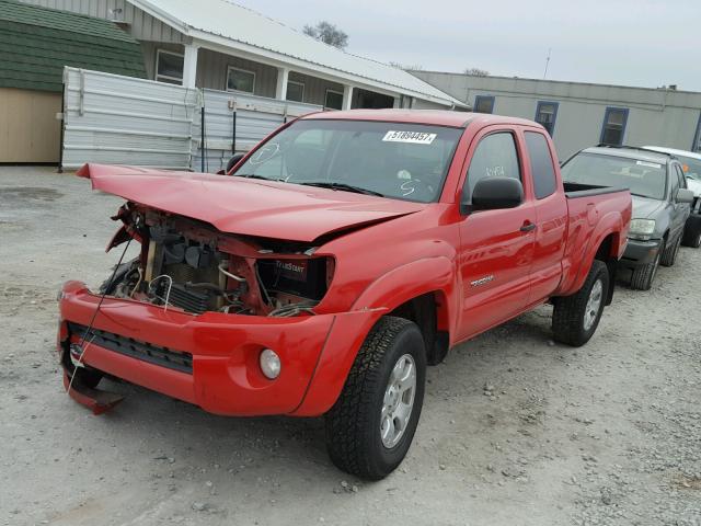 5TEUU42NX7Z415911 - 2007 TOYOTA TACOMA ACC RED photo 2