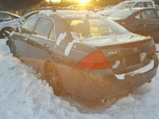 1HGCM66536A026040 - 2006 HONDA ACCORD EX GRAY photo 3