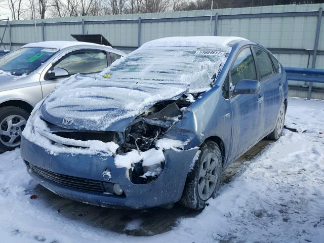 JTDKB20UX77603413 - 2007 TOYOTA PRIUS BLUE photo 2