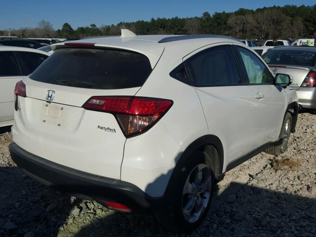 3CZRU5H72GM731265 - 2016 HONDA HR-V EXL WHITE photo 4