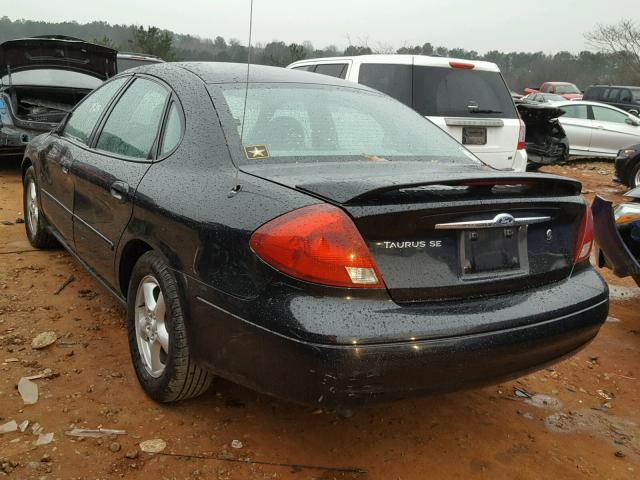 1FAFP53263G271677 - 2003 FORD TAURUS SE BLACK photo 3