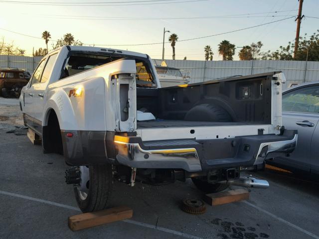 1FT8W4DT2HEC09316 - 2017 FORD F450 SUPER WHITE photo 3