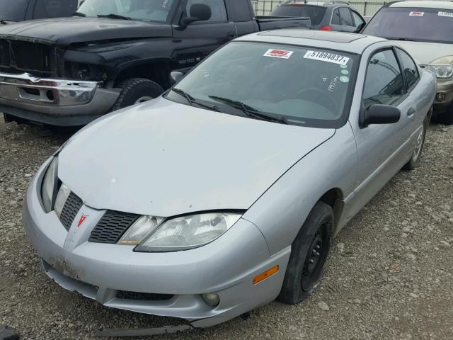 1G2JB12FX37200499 - 2003 PONTIAC SUNFIRE SILVER photo 2