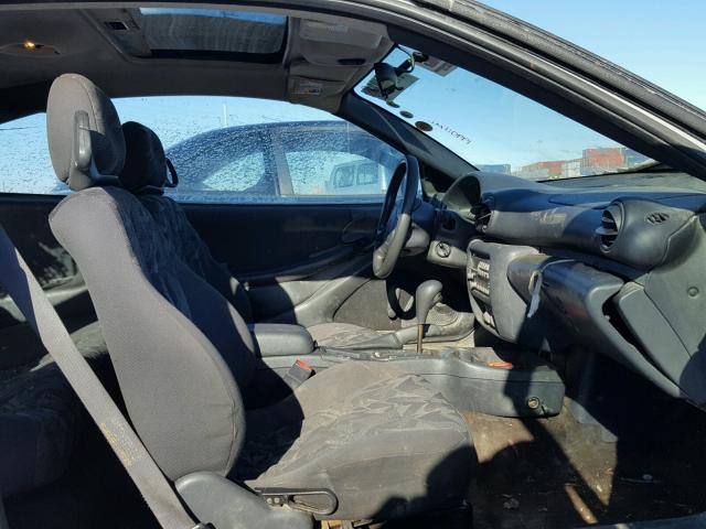 1G2JB12FX37200499 - 2003 PONTIAC SUNFIRE SILVER photo 5