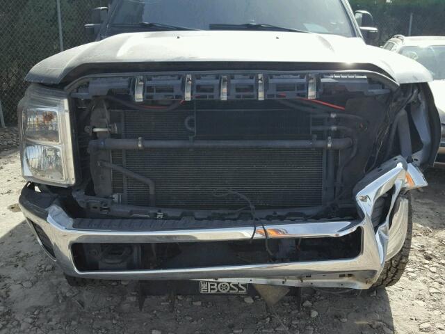 1FT8W3BT4CEC90695 - 2012 FORD F350 SUPER GRAY photo 9