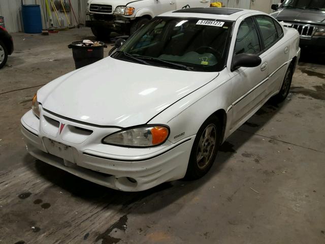 1G2NV52E13M529262 - 2003 PONTIAC GRAND AM G WHITE photo 2