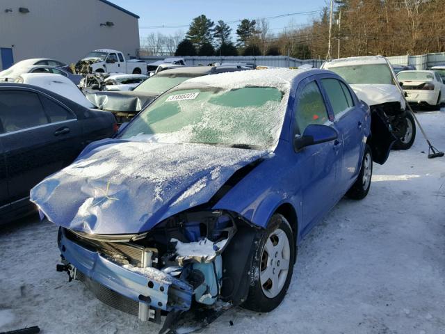 1G1AL58FX87131045 - 2008 CHEVROLET COBALT LT BLUE photo 2