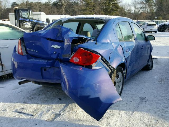 1G1AL58FX87131045 - 2008 CHEVROLET COBALT LT BLUE photo 4