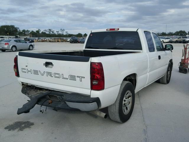 2GCEC19V951167499 - 2005 CHEVROLET SILVERADO WHITE photo 4