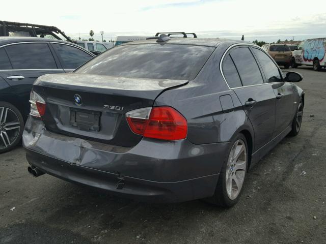 WBAVB33556PS11703 - 2006 BMW 330 I GRAY photo 4