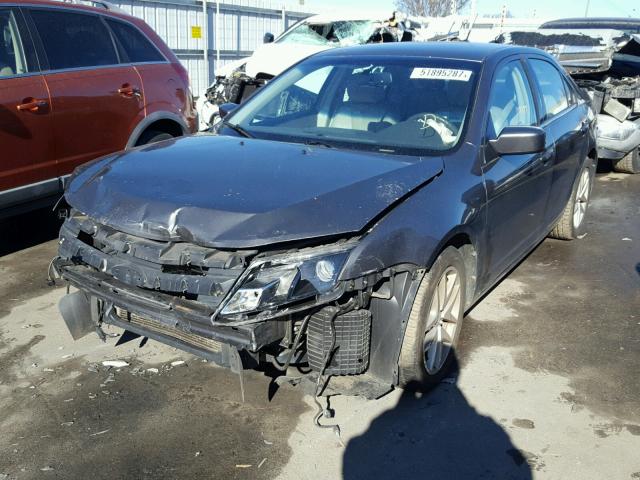 3FAHP0JA9BR192517 - 2011 FORD FUSION SEL CHARCOAL photo 2