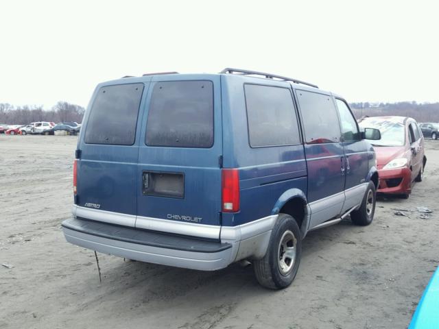 1GNDM19WXXB129467 - 1999 CHEVROLET ASTRO BLUE photo 4