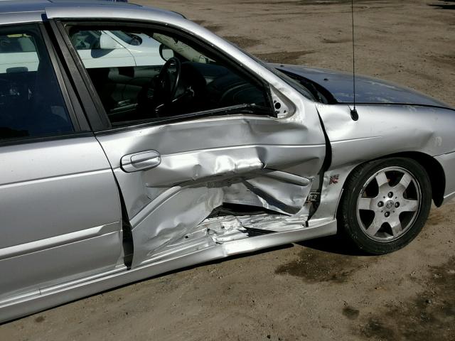 3N1AB51A55L512837 - 2005 NISSAN SENTRA SE- SILVER photo 9