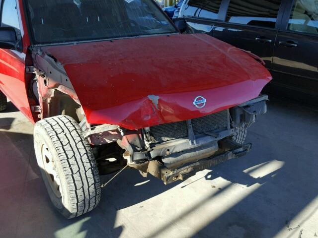 1N6ED27T83C458830 - 2003 NISSAN FRONTIER C RED photo 9