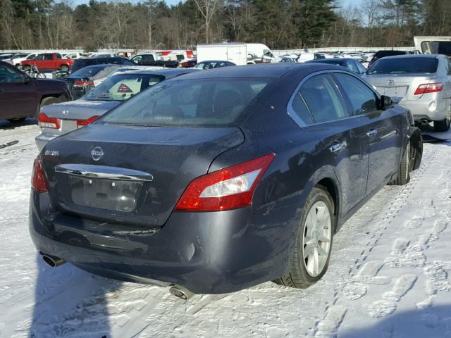 1N4AA5AP0BC838241 - 2011 NISSAN MAXIMA S GRAY photo 4