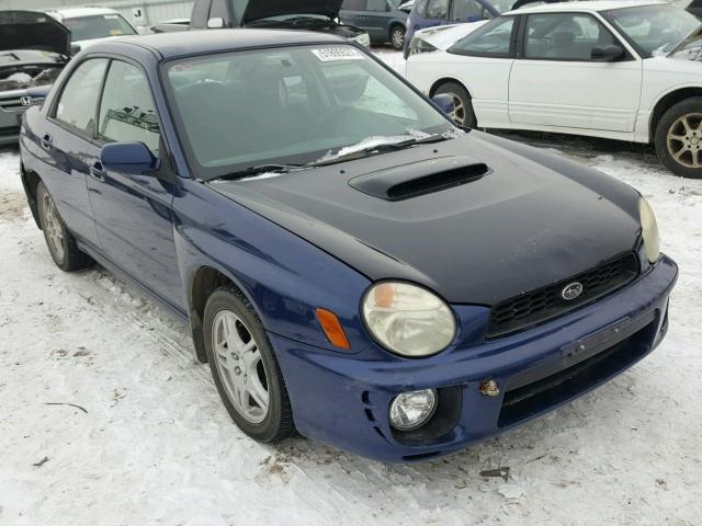 JF1GD67502G521419 - 2002 SUBARU IMPREZA RS BLUE photo 1