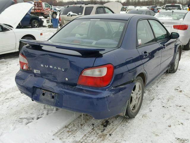 JF1GD67502G521419 - 2002 SUBARU IMPREZA RS BLUE photo 4