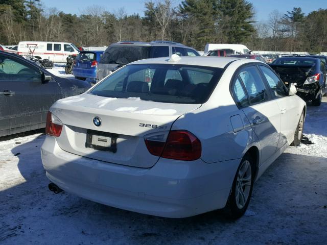 WBAVC73528KP37615 - 2008 BMW 328 XI SUL WHITE photo 4