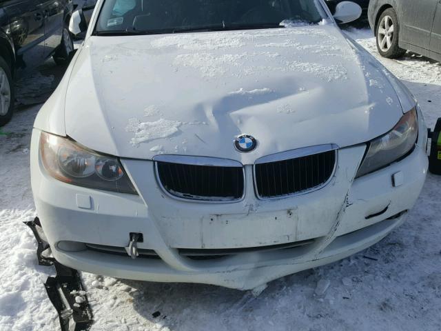 WBAVC73528KP37615 - 2008 BMW 328 XI SUL WHITE photo 9