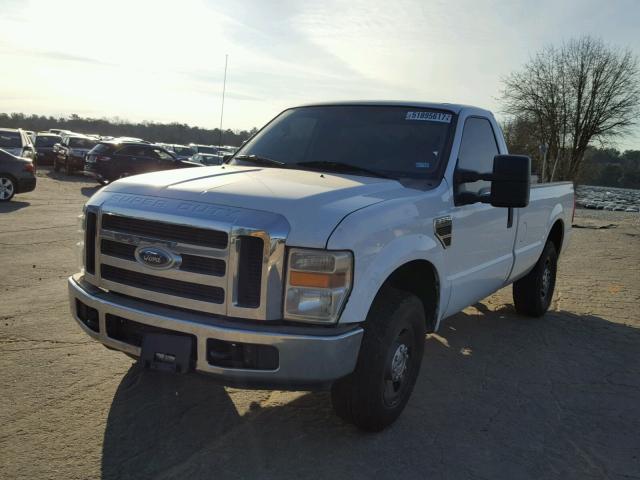 1FTSF20R28EE47316 - 2008 FORD F250 SUPER WHITE photo 2