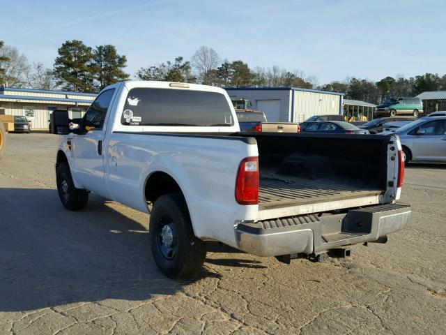 1FTSF20R28EE47316 - 2008 FORD F250 SUPER WHITE photo 3