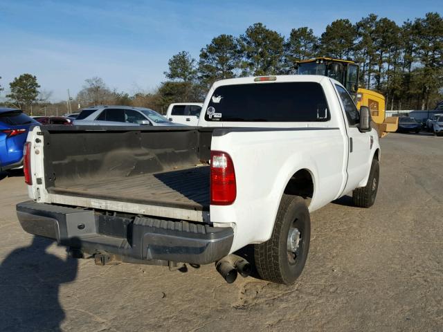 1FTSF20R28EE47316 - 2008 FORD F250 SUPER WHITE photo 4