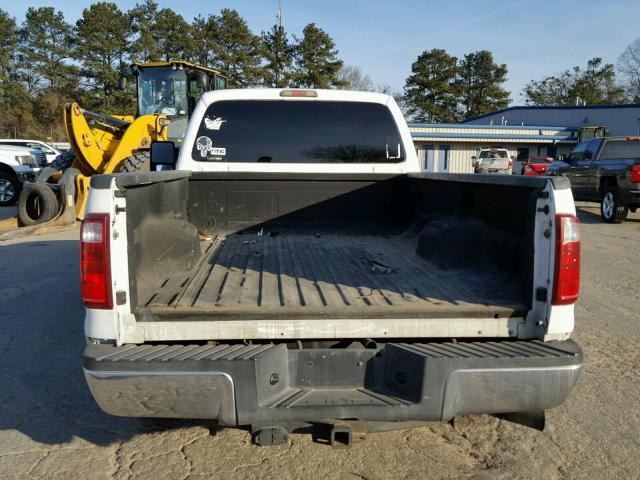 1FTSF20R28EE47316 - 2008 FORD F250 SUPER WHITE photo 9