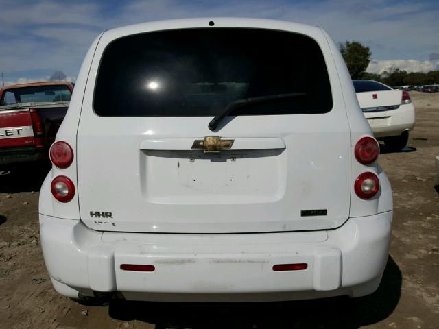 3GNBAADB2AS628148 - 2010 CHEVROLET HHR LS WHITE photo 10