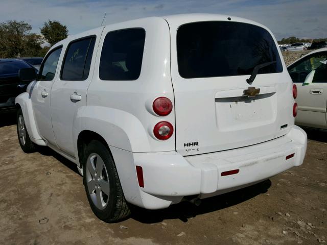 3GNBAADB2AS628148 - 2010 CHEVROLET HHR LS WHITE photo 3