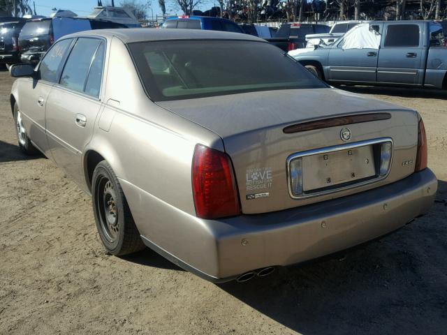 1G6KE57YX4U215874 - 2004 CADILLAC DEVILLE DH GOLD photo 3