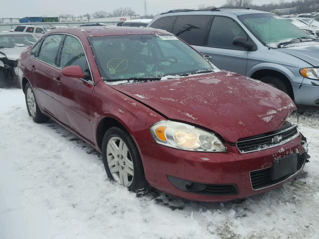 2G1WC581569224187 - 2006 CHEVROLET IMPALA LT RED photo 1