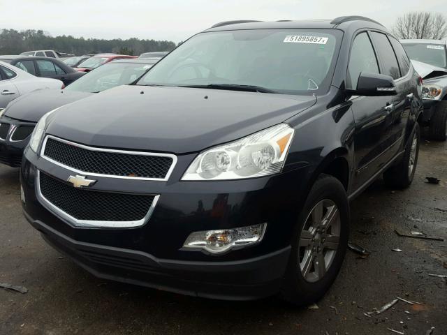 1GNLRGED6AS123127 - 2010 CHEVROLET TRAVERSE L BLACK photo 2