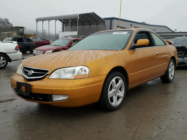 19UYA42641A011587 - 2001 ACURA 3.2CL TYPE ORANGE photo 2