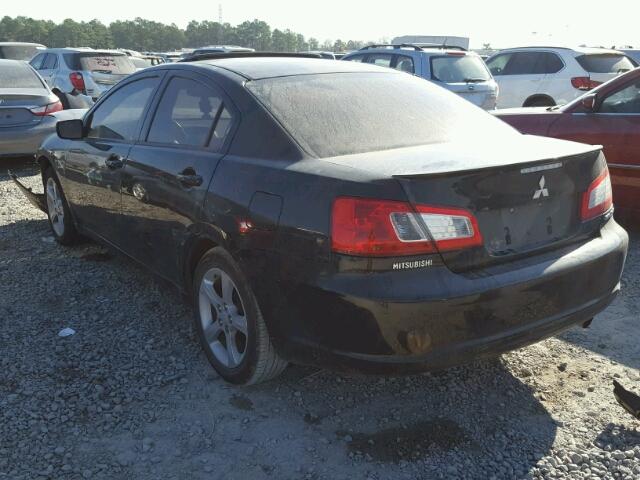 4A3AB36F59E002867 - 2009 MITSUBISHI GALANT ES BLACK photo 3