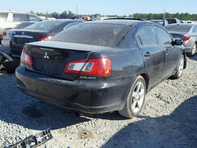 4A3AB36F59E002867 - 2009 MITSUBISHI GALANT ES BLACK photo 4