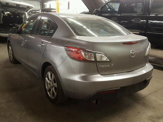 JM1BL1SG3A1263577 - 2010 MAZDA 3 I GRAY photo 3