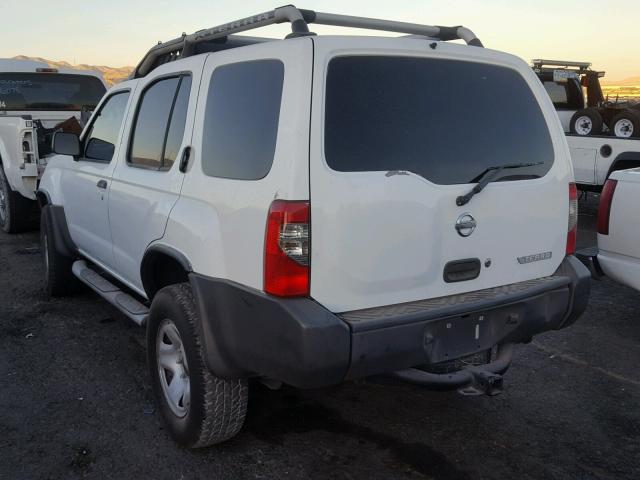 5N1DD28T92C579227 - 2002 NISSAN XTERRA XE WHITE photo 3