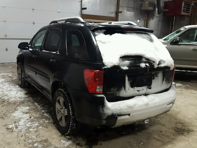 2CKDL63F076001106 - 2007 PONTIAC TORRENT BLACK photo 3