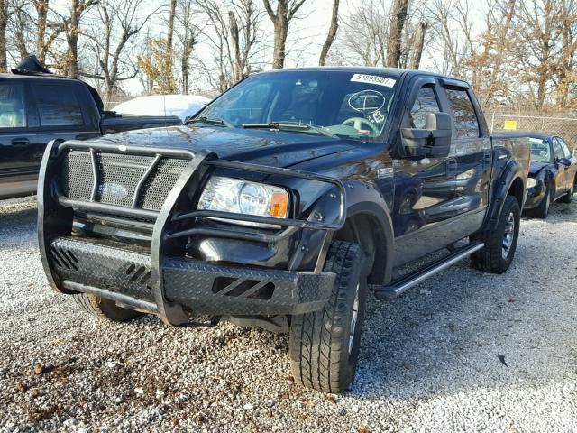 1FTPW14535KF12646 - 2005 FORD F150 SUPER BLACK photo 2