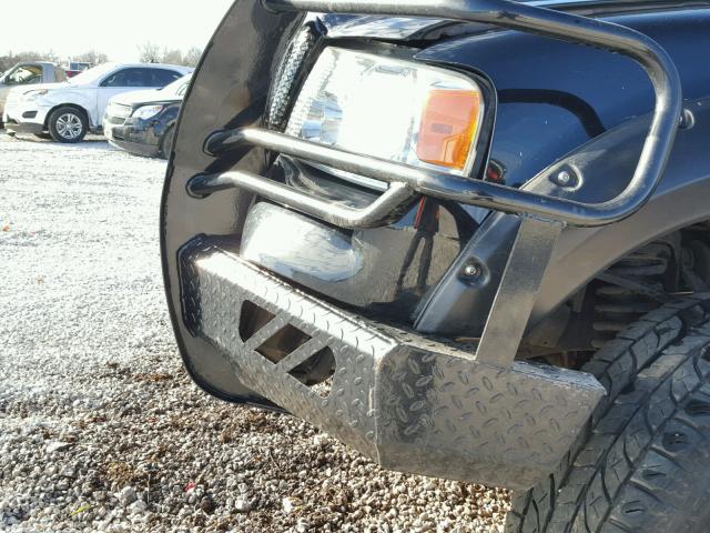 1FTPW14535KF12646 - 2005 FORD F150 SUPER BLACK photo 9