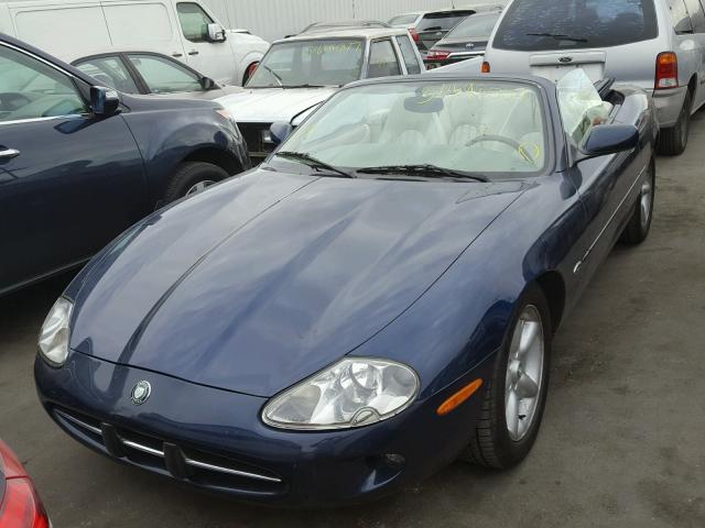 SAJGX2042XC038767 - 1999 JAGUAR XK8 BLUE photo 2