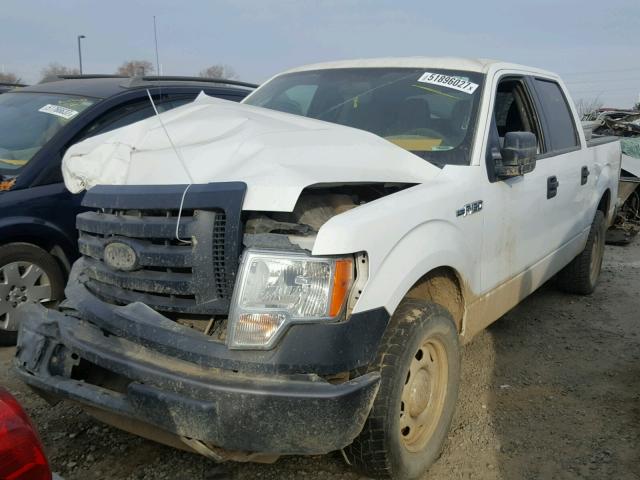 1FTEW1CM7CFC81644 - 2012 FORD F150 SUPER WHITE photo 2