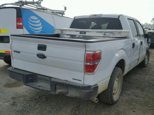 1FTEW1CM7CFC81644 - 2012 FORD F150 SUPER WHITE photo 4