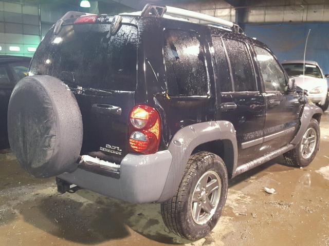 1J4GL38K25W502634 - 2005 JEEP LIBERTY RE BLACK photo 4