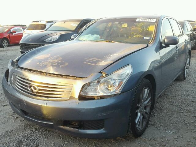 JNKBV61E88M208587 - 2008 INFINITI G35 BLUE photo 2