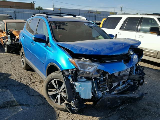 JTMWFREVXHD093213 - 2017 TOYOTA RAV4 XLE BLUE photo 1