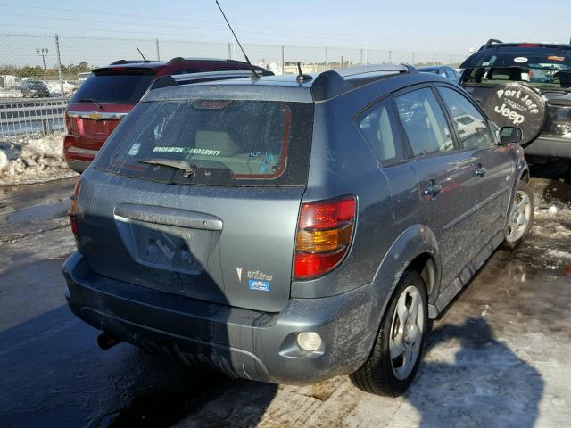 5Y2SL67828Z414970 - 2008 PONTIAC VIBE BLUE photo 4