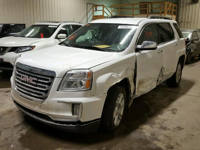 2GKFLTEK2H6320750 - 2017 GMC TERRAIN SL WHITE photo 2