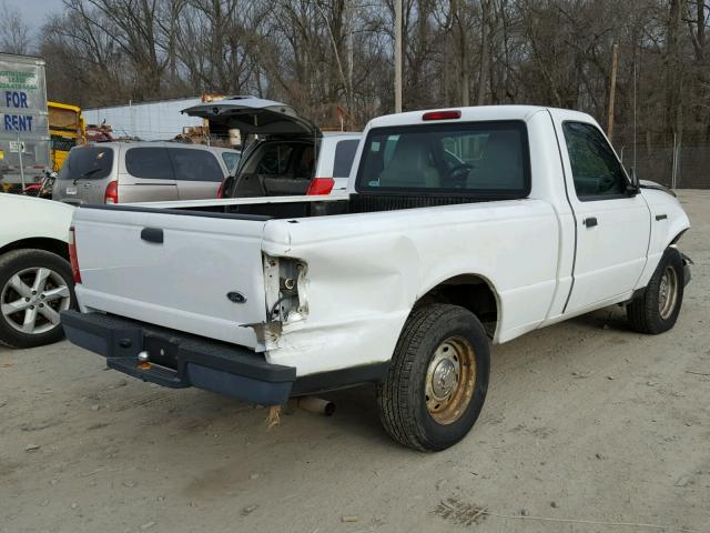 1FTYR10D05PA01326 - 2005 FORD RANGER WHITE photo 4